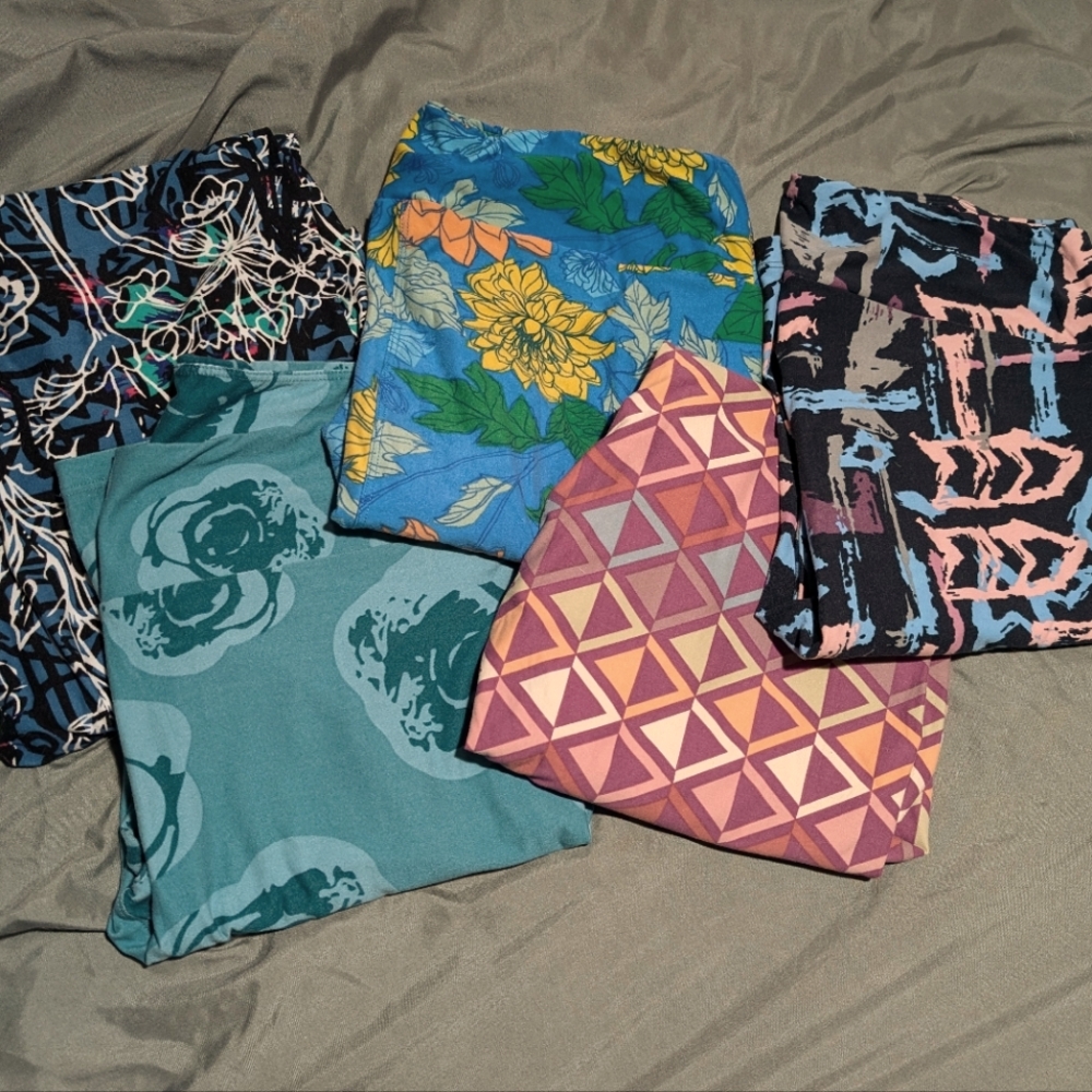 LulaRoe Leggings Bundle Of 5